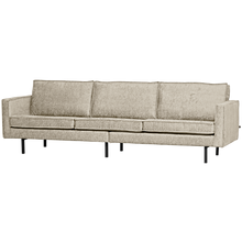 Laden Sie das Bild in den Galerie-Viewer, RODEO SOFA 3-SEATER STRUCTURE VELVET WHEATFIELD