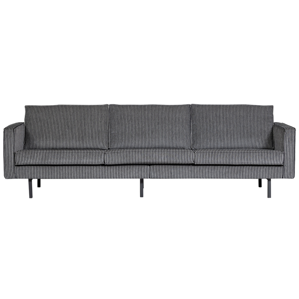 RODEO SOFA 3-SEATER STRIPE BLACK/GREY