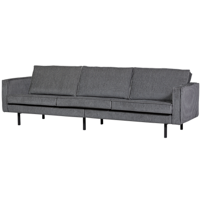 RODEO SOFA 3-SEATER STRIPE BLACK/GREY