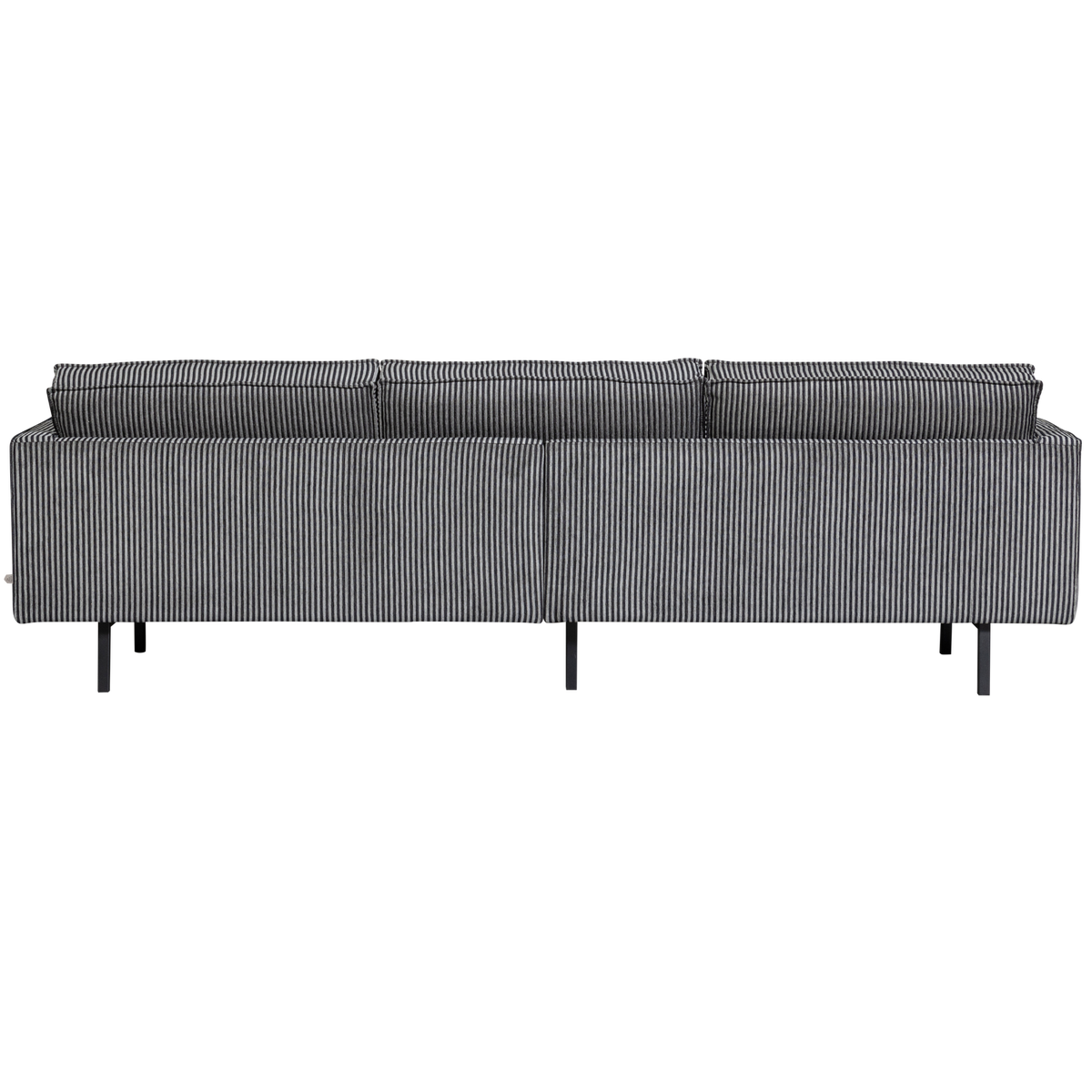 RODEO SOFA 3-SEATER STRIPE BLACK/GREY