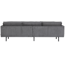 Laden Sie das Bild in den Galerie-Viewer, RODEO SOFA 3-SEATER STRIPE BLACK/GREY