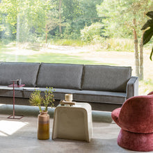 Laden Sie das Bild in den Galerie-Viewer, RODEO SOFA 3-SEATER STRIPE BLACK/GREY