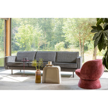 Laden Sie das Bild in den Galerie-Viewer, RODEO SOFA 3-SEATER STRIPE BLACK/GREY