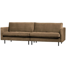 Laden Sie das Bild in den Galerie-Viewer, RODEO CLASSIC 3-SEATER SOFA VELVET TAUPE