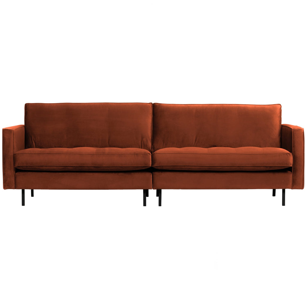 RODEO CLASSIC 3-SEATER SOFA VELVET RUST