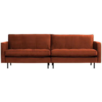 RODEO CLASSIC 3-SEATER SOFA VELVET RUST
