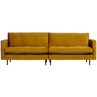 RODEO CLASSIC 3-SEATER SOFA VELVET OCHRE YELLOW