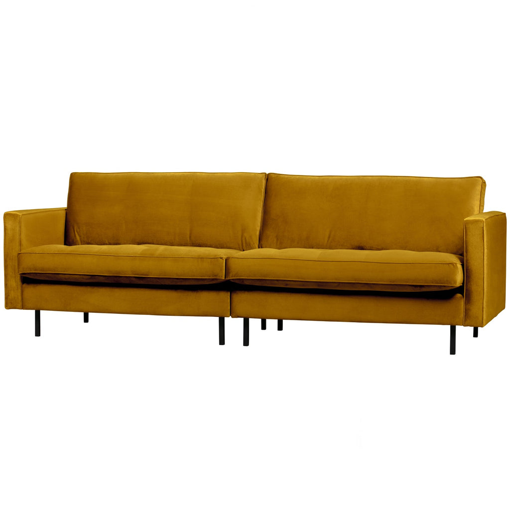 RODEO CLASSIC 3-SEATER SOFA VELVET OCHRE YELLOW