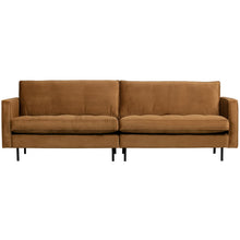 Laden Sie das Bild in den Galerie-Viewer, RODEO CLASSIC 3-SEATER SOFA VELVET HONEY YELLOW