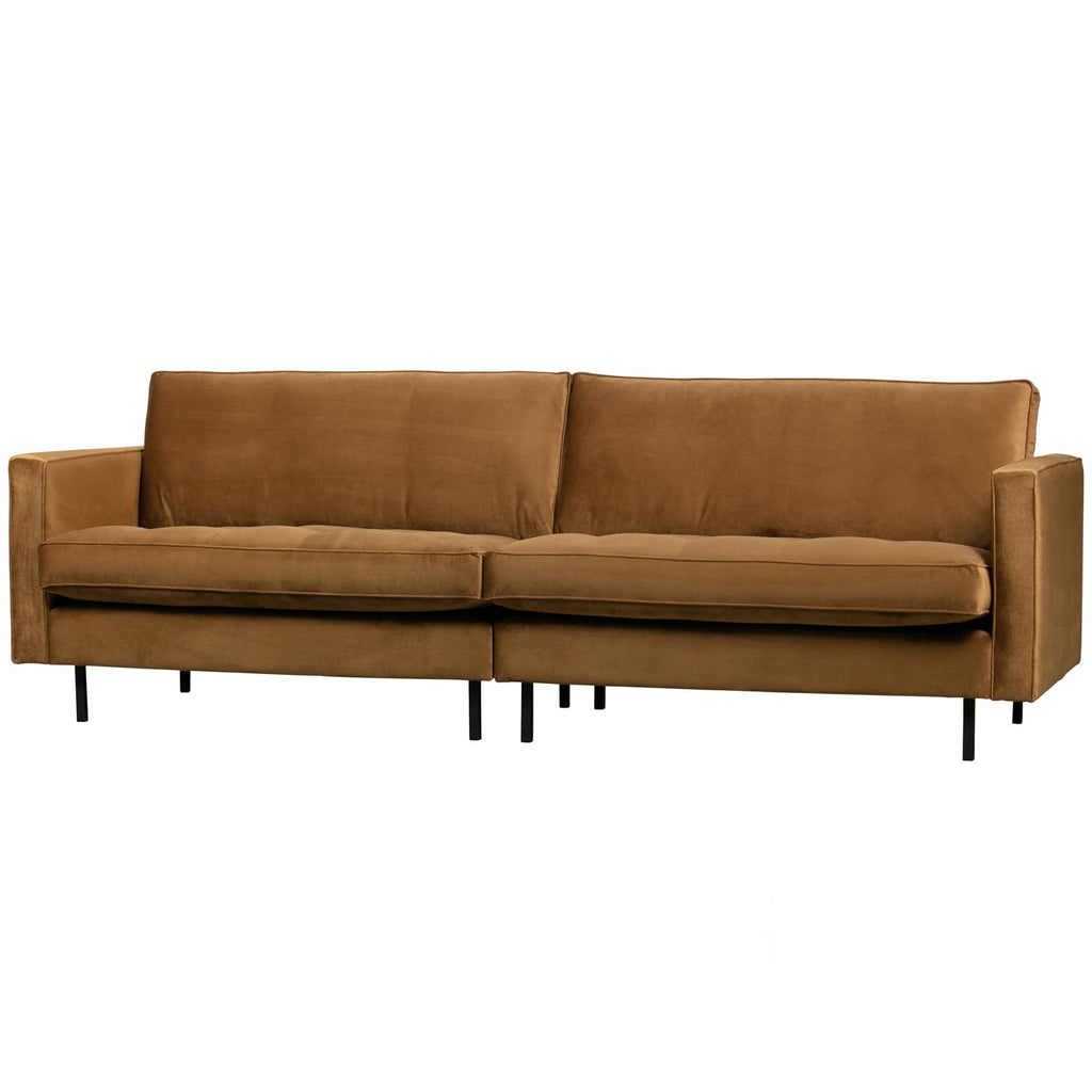 RODEO CLASSIC 3-SEATER SOFA VELVET HONEY YELLOW