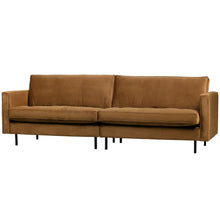 Laden Sie das Bild in den Galerie-Viewer, RODEO CLASSIC 3-SEATER SOFA VELVET HONEY YELLOW