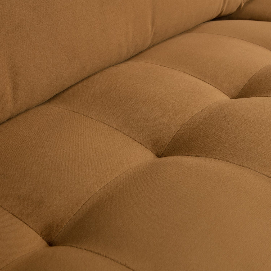RODEO CLASSIC ARMCHAIR VELVET HONEY YELLOW