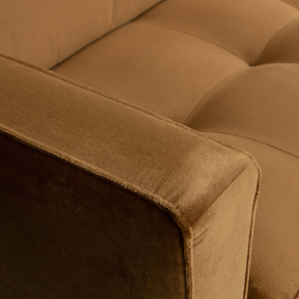RODEO CLASSIC ARMCHAIR VELVET HONEY YELLOW