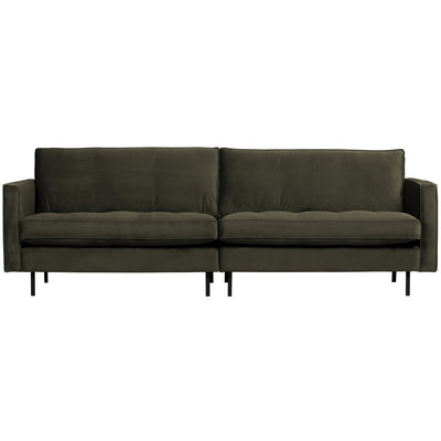 RODEO CLASSIC 3-SEATER SOFA VELVET DARK GREEN