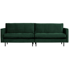 Laden Sie das Bild in den Galerie-Viewer, RODEO CLASSIC 3-SEATER SOFA VELVET FOREST GREEN