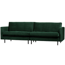 Laden Sie das Bild in den Galerie-Viewer, RODEO CLASSIC 3-SEATER SOFA VELVET FOREST GREEN