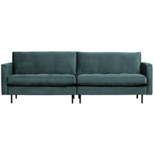 Laden Sie das Bild in den Galerie-Viewer, RODEO CLASSIC 3-SEATER SOFA VELVET TEAL