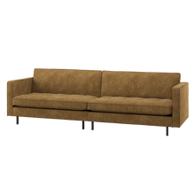 Laden Sie das Bild in den Galerie-Viewer, RODEO CLASSIC 3-SEATER SOFA RIB FABRIC HONEY YELLOW