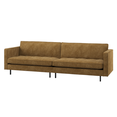 RODEO CLASSIC 3-SEATER SOFA RIB FABRIC HONEY YELLOW