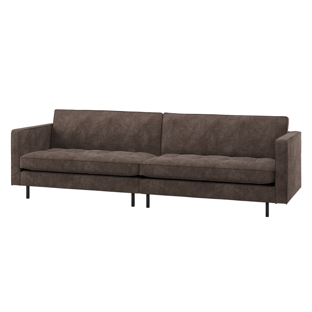 RODEO CLASSIC 3-SEATER SOFA RIB FABRIC BROWN
