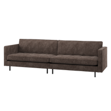 Laden Sie das Bild in den Galerie-Viewer, RODEO CLASSIC 3-SEATER SOFA RIB FABRIC BROWN
