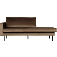 Laden Sie das Bild in den Galerie-Viewer, RODEO DAYBED LEFT VELVET TAUPE