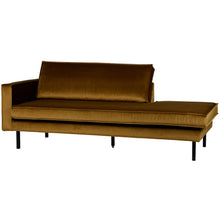 Laden Sie das Bild in den Galerie-Viewer, RODEO DAYBED LEFT VELVET HONEY YELLOW