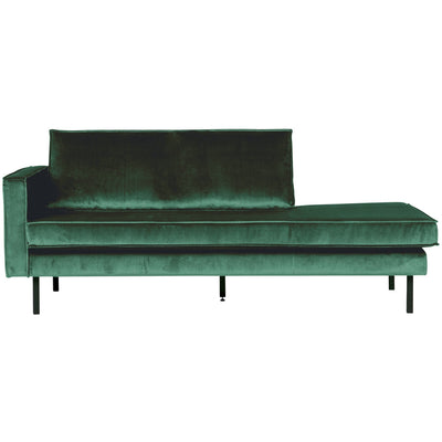 RODEO DAYBED LEFT VELVET FOREST GREEN