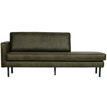 Laden Sie das Bild in den Galerie-Viewer, RODEO DAYBED LEFT ECO LEATHER ARMY