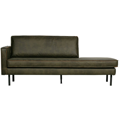 RODEO DAYBED LEFT ECO LEATHER ARMY