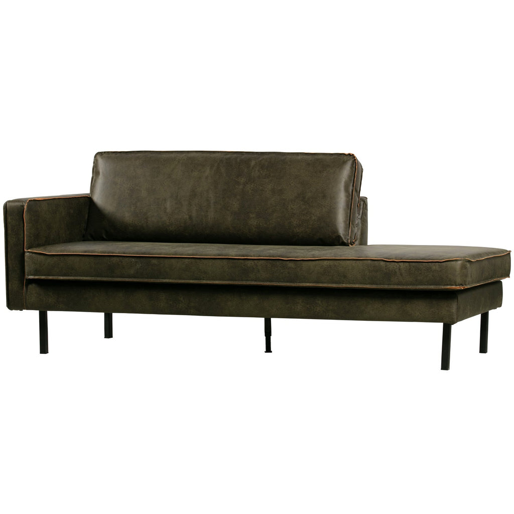 RODEO DAYBED LEFT ECO LEATHER ARMY