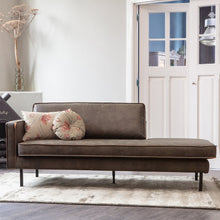 Laden Sie das Bild in den Galerie-Viewer, RODEO DAYBED LEFT ECO LEATHER ARMY