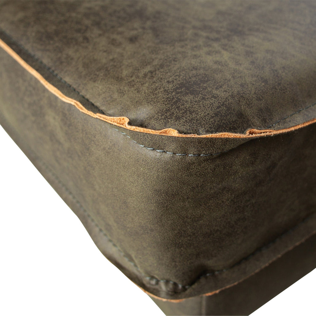 RODEO DAYBED LEFT ECO LEATHER ARMY