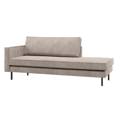 RODEO DAYBED LEFT RIB FABRIC DARK SAND