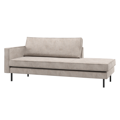 RODEO DAYBED LEFT RIB FABRIC ECRU