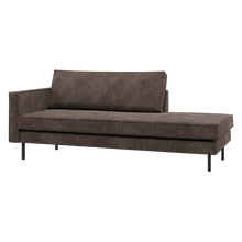 Laden Sie das Bild in den Galerie-Viewer, RODEO DAYBED LEFT RIB FABRIC BROWN