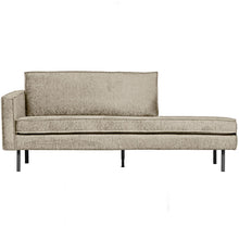 Laden Sie das Bild in den Galerie-Viewer, RODEO DAYBED LEFT STRUCTURE VELVET WHEATFIELD
