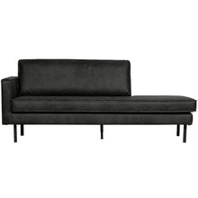 Laden Sie das Bild in den Galerie-Viewer, RODEO DAYBED LEFT ECO LEATHER BLACK