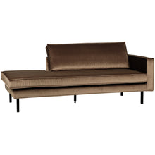 Laden Sie das Bild in den Galerie-Viewer, RODEO DAYBED RIGHT VELVET TAUPE