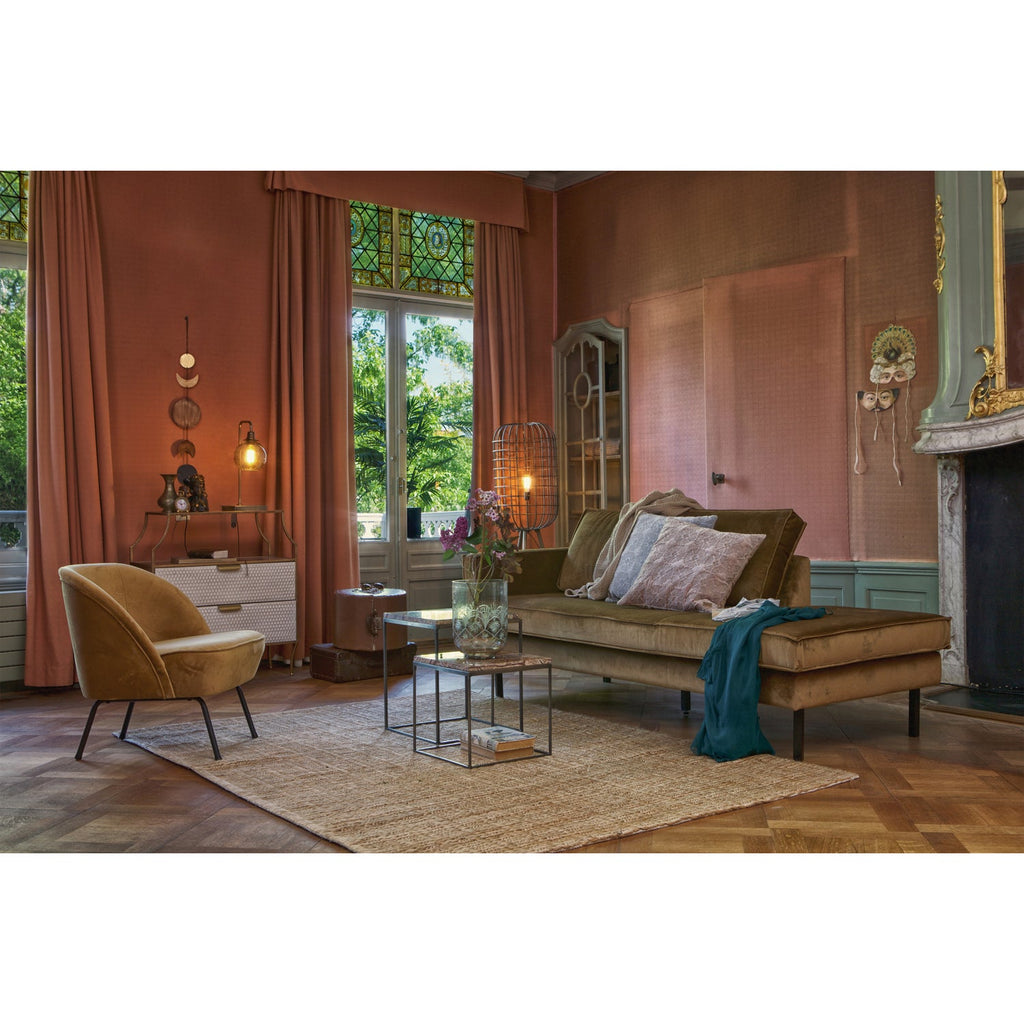 RODEO DAYBED RIGHT VELVET HONEY YELLOW