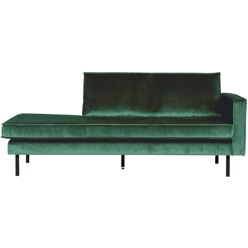 RODEO DAYBED RIGHT VELVET FOREST GREEN