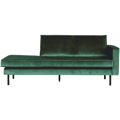 RODEO DAYBED RIGHT VELVET FOREST GREEN