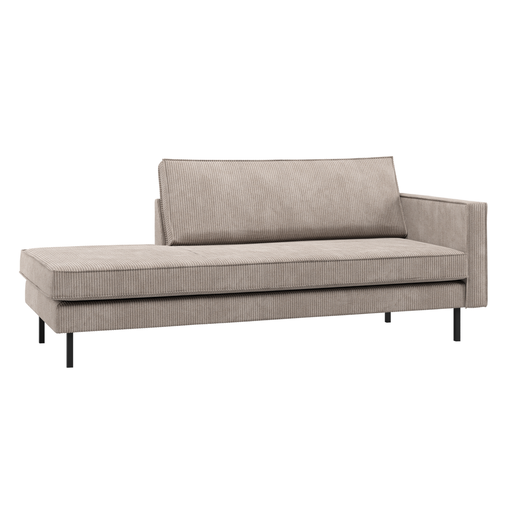 RODEO DAYBED RIGHT RIB FABRIC DARK SAND