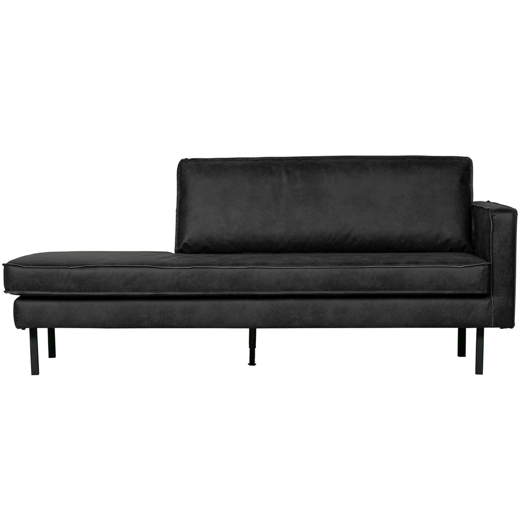 RODEO DAYBED RIGHT ECO LEATHER BLACK
