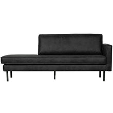 Laden Sie das Bild in den Galerie-Viewer, RODEO DAYBED RIGHT ECO LEATHER BLACK