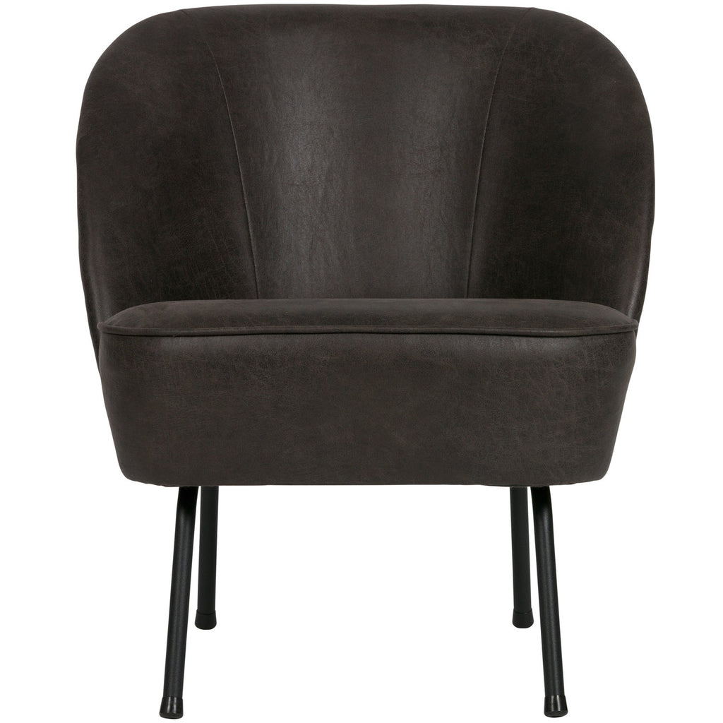 VOGUE ARMCHAIR ECO LEATHER BLACK