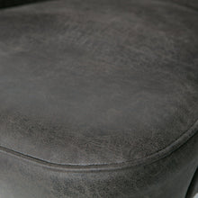 Load image into Gallery viewer, VOGUE ARMCHAIR ECO LEATHER BLACK