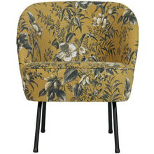 Load image into Gallery viewer, VOGUE ARMCHAIR VELVET POPPY MUSTARD YELLOW