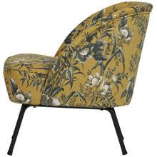 Load image into Gallery viewer, VOGUE ARMCHAIR VELVET POPPY MUSTARD YELLOW