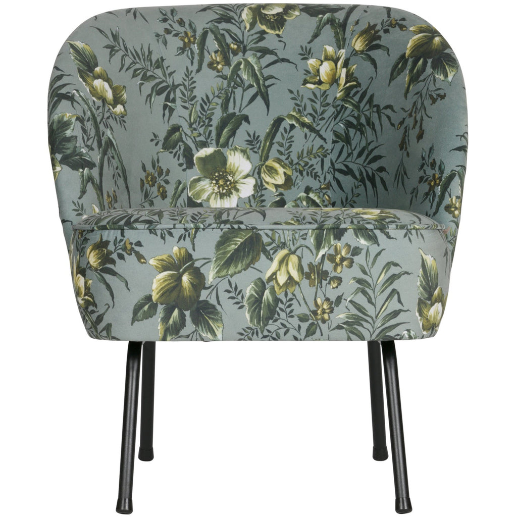 VOGUE ARMCHAIR VELVET POPPY GREY